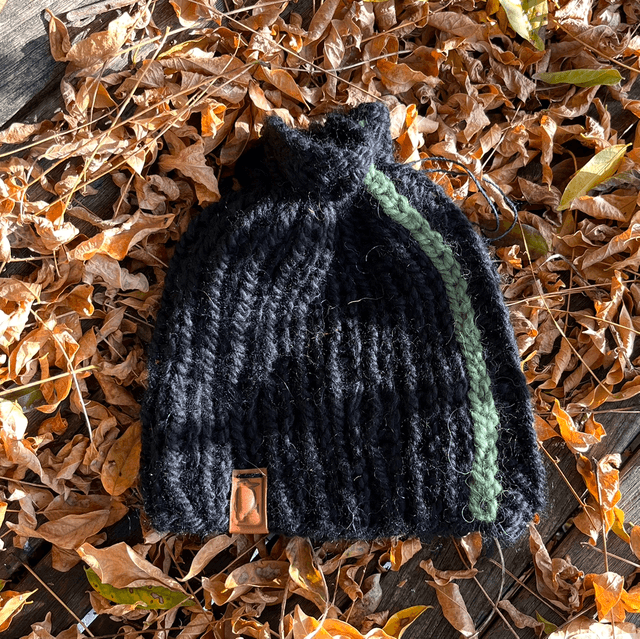 Zwart-groene muts