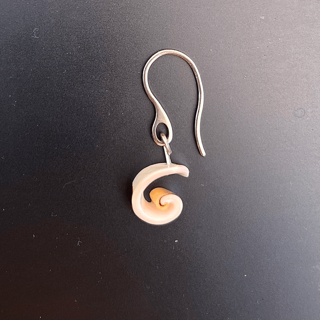 Schelp oorbellen