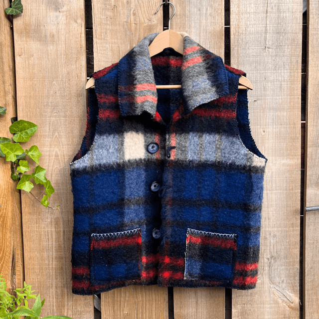 Bodywarmer blauw M