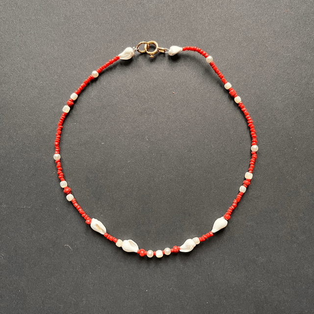 Wit-rode armband