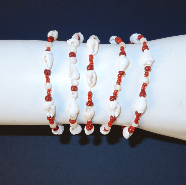 Rood-witte armband