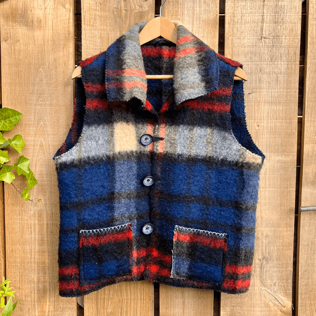 Bodywarmer blauw M