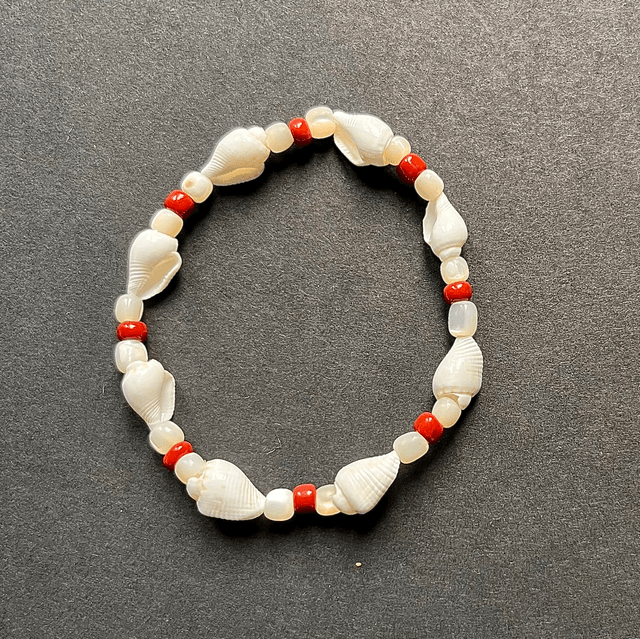 Wit-rode armband