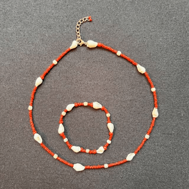 Rood-witte armband