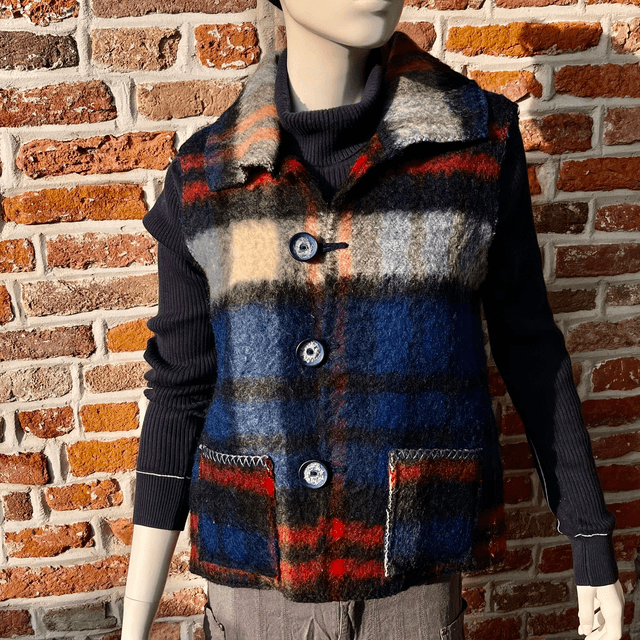Bodywarmer blauw M