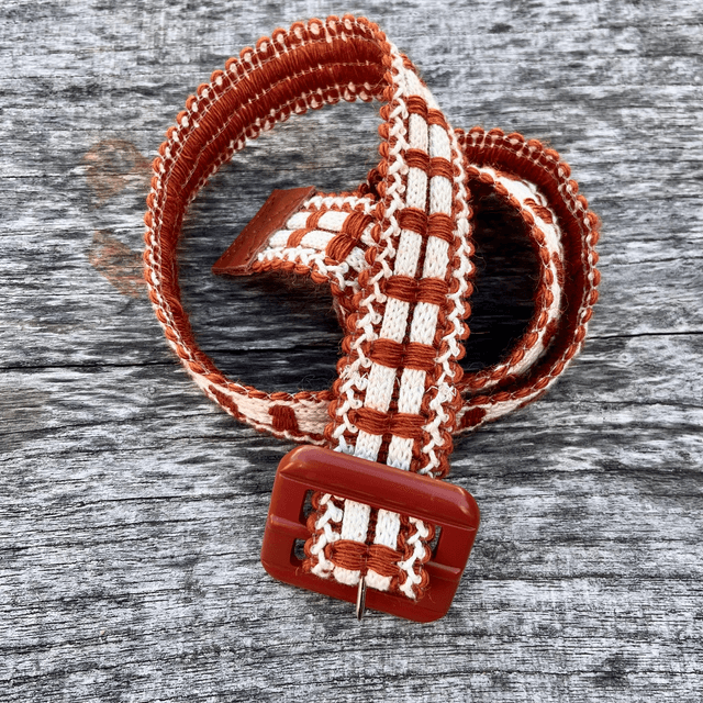 Broekriem met vintage gesp