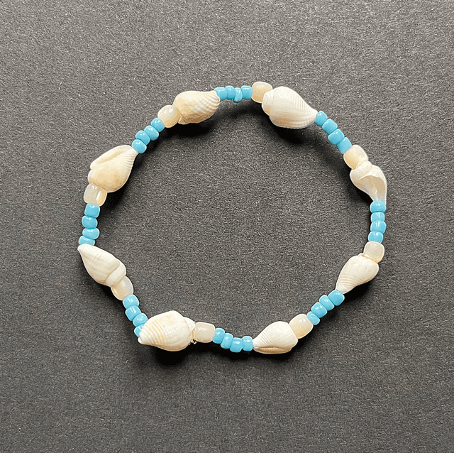 Blauw-witte armband