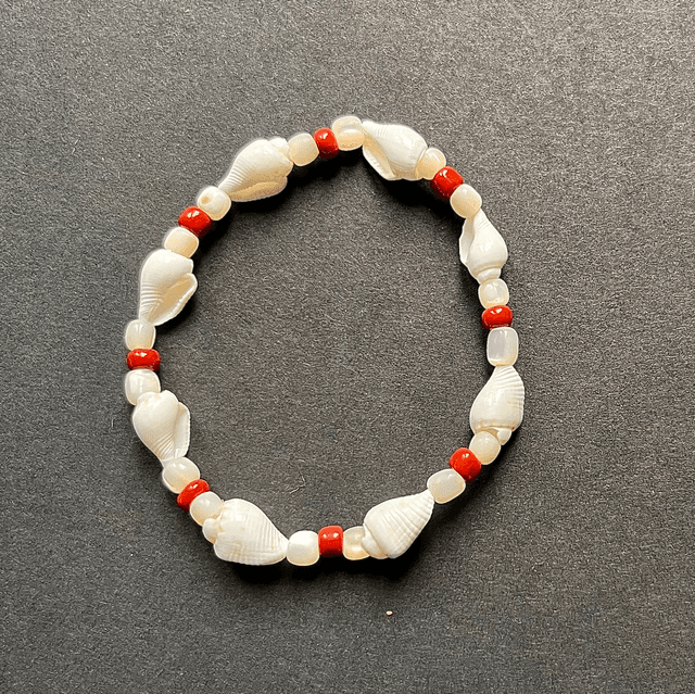 Wit-rode armband