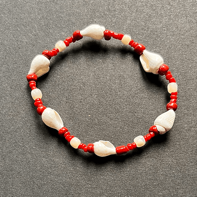 Rood-witte armband